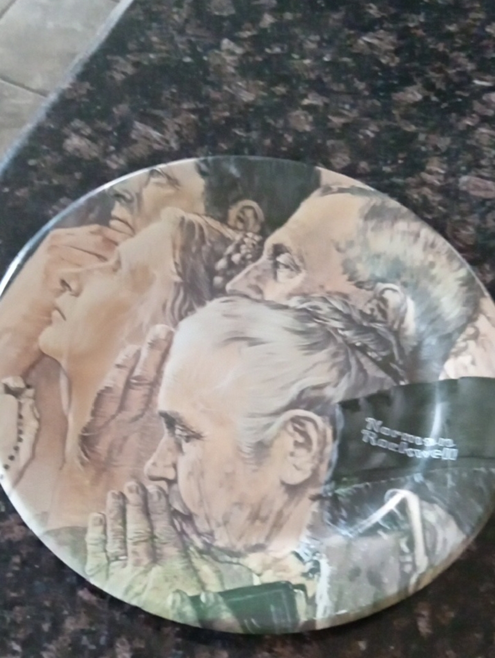Norman Rockwell Freedom 1980 Plate